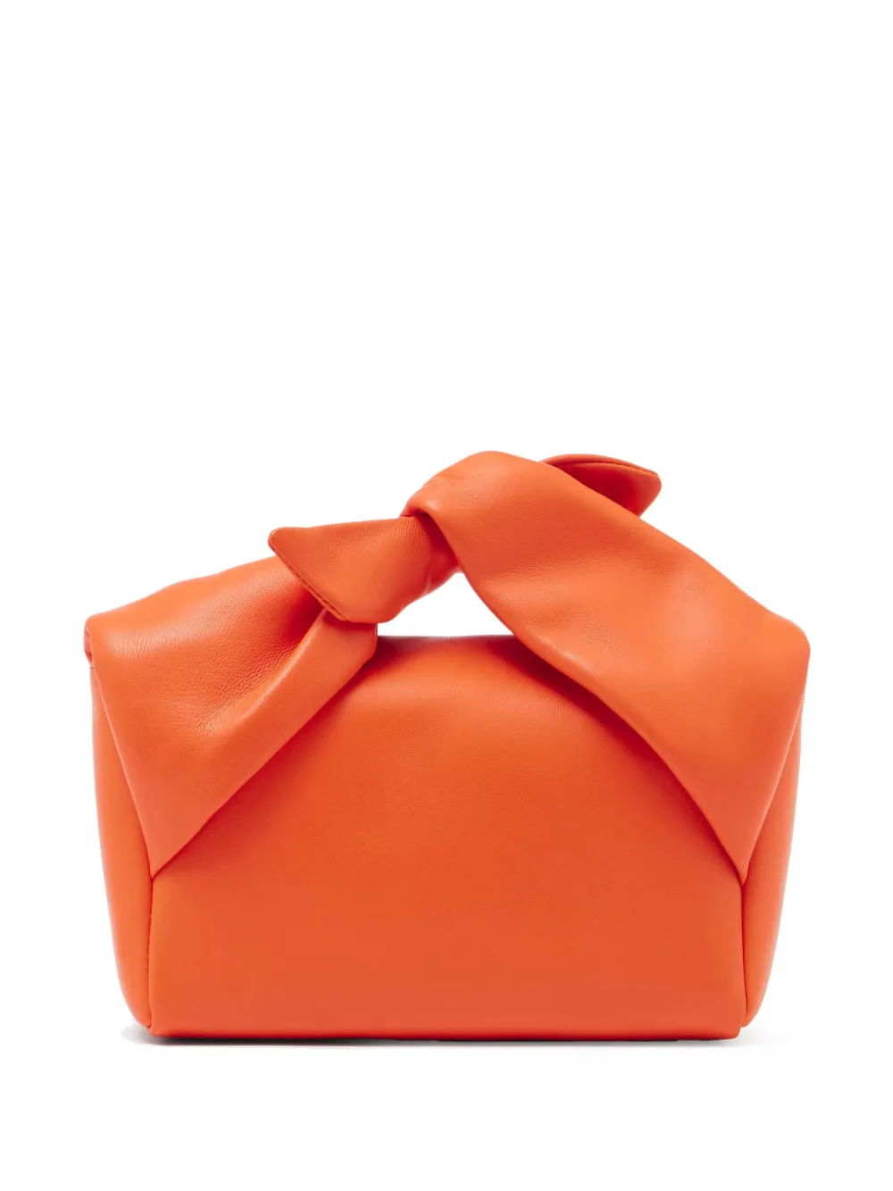 Shop Jw Anderson Medium Bow Twister Tote Bag In Orange