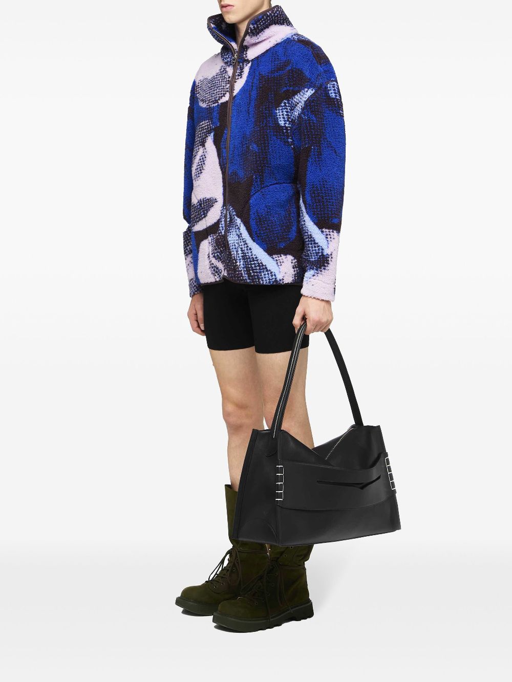 JW Anderson Jack met grafische print - Blauw