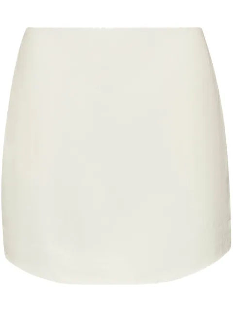 JW Anderson curved hem mini skirt 
