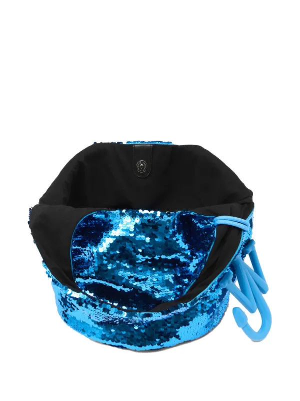 JW Anderson Mini Sequin Tote Bag | Blue | FARFETCH