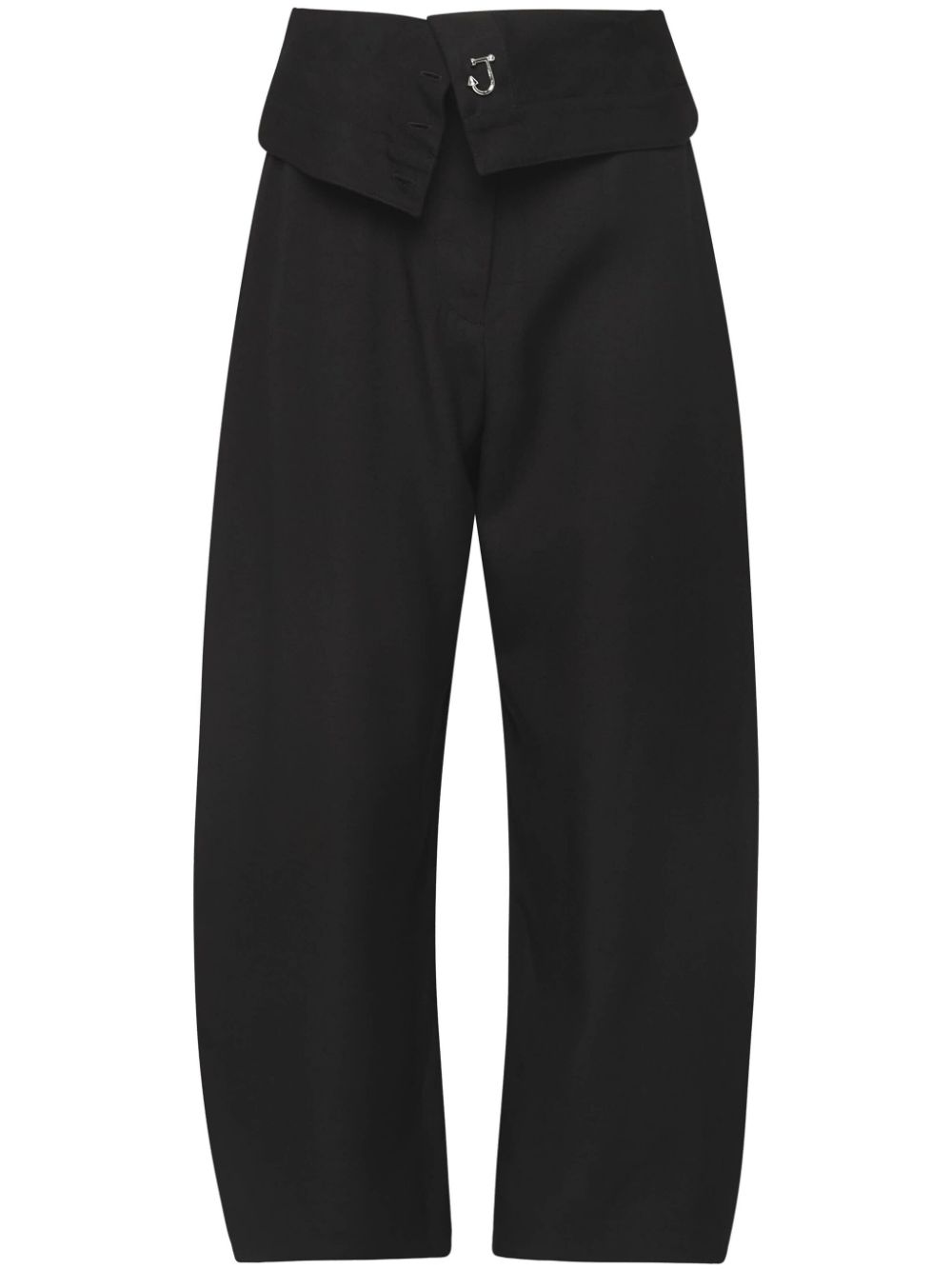 JW Anderson fold-over trousers – Black