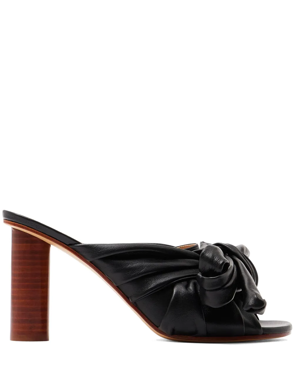 JW Anderson 95 mm muiltjes met strik Zwart