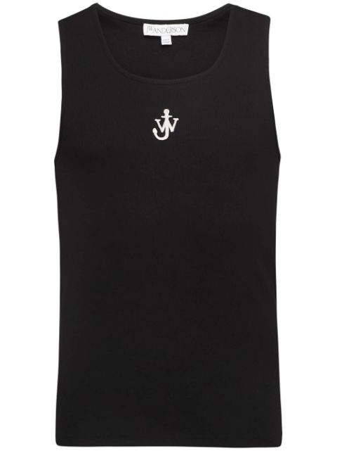 JW Anderson Anchor-embroidered tank top Men