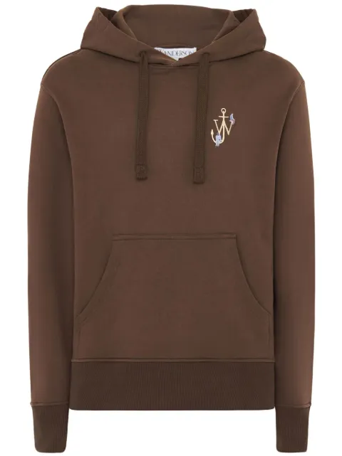 JW Anderson hoodie en coton à broderies