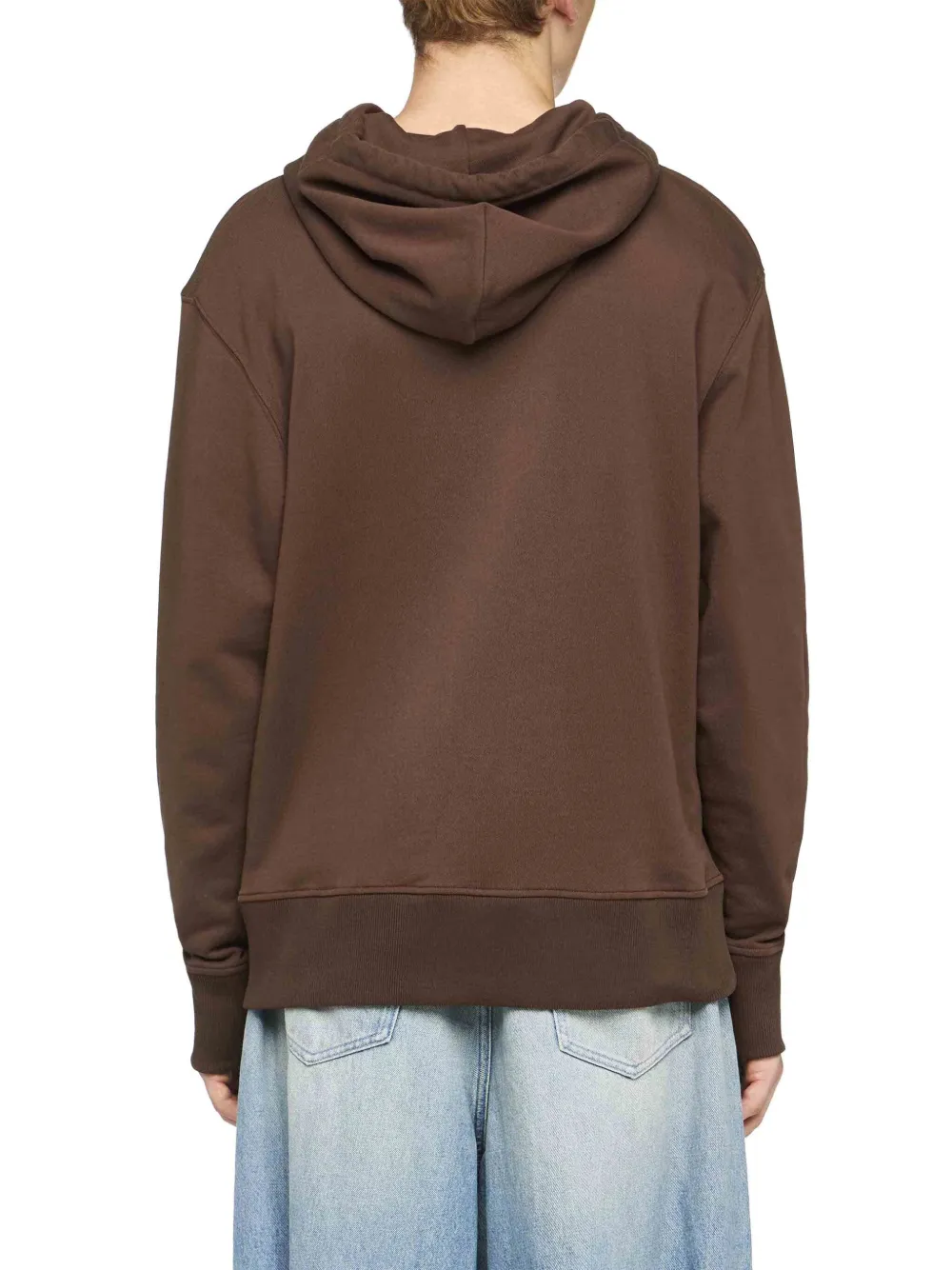 JW Anderson Hoodie met borduurwerk Bruin