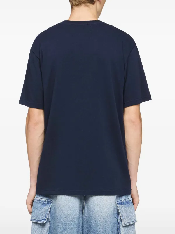 JW Anderson Anchor-embroidered T-shirt | Blue | FARFETCH