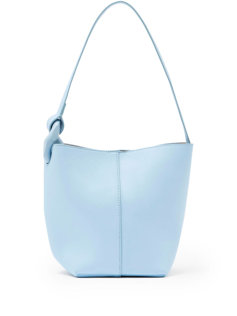 JW Anderson Kleine Corner bucket-tas Blauw