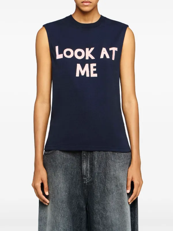 JW Anderson Look At Me タンクトップ | ブルー | FARFETCH JP