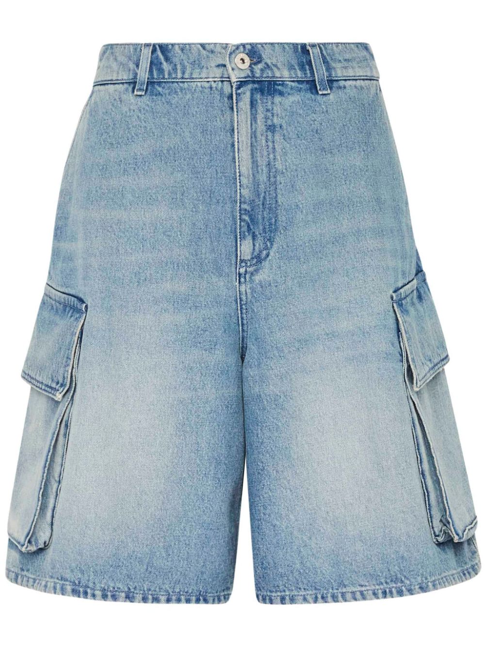 cargo denim shorts