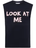 JW Anderson slogan-print tank top - Blue