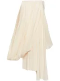 JW Anderson draped bustier dress - Neutrals