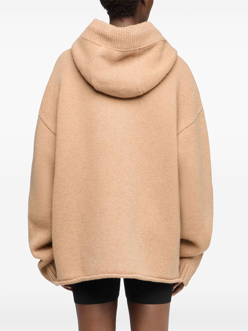 JW Anderson anchor logo knit hoodie Women