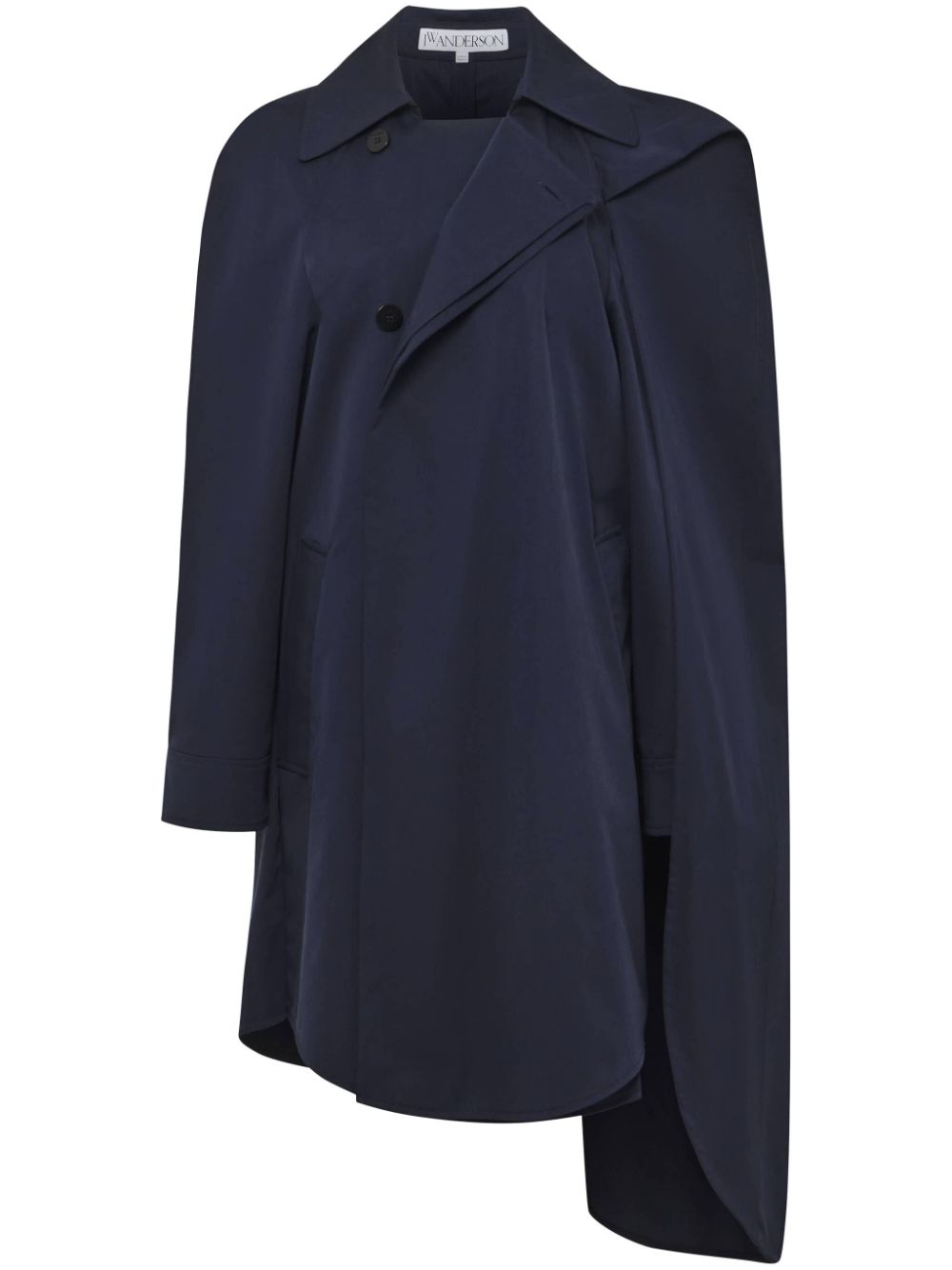 asymmetric cape coat