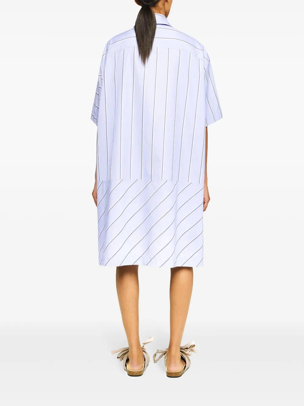 JW Anderson Blousejurk met lange achterkant Blauw