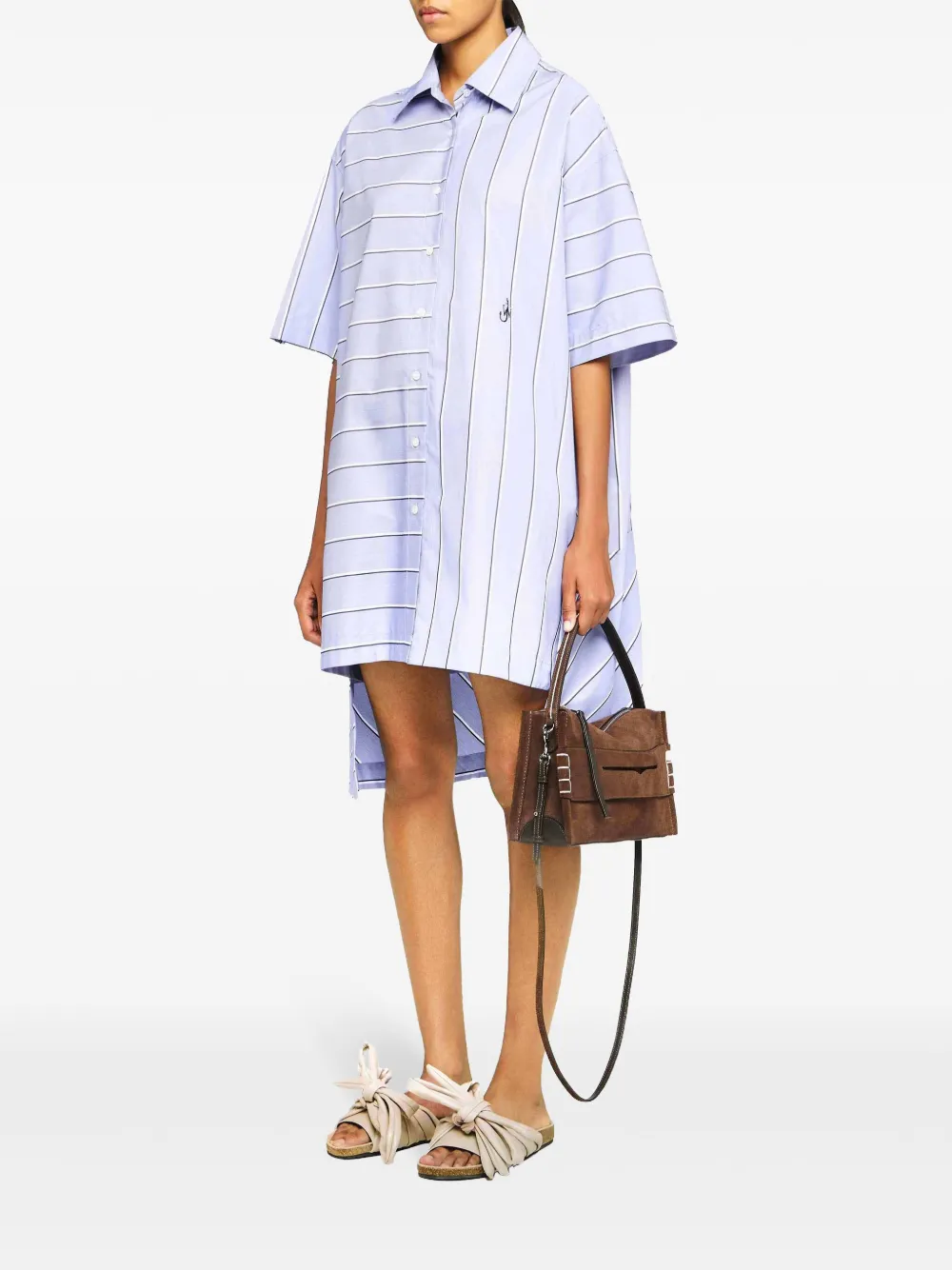 JW Anderson Blousejurk met lange achterkant Blauw