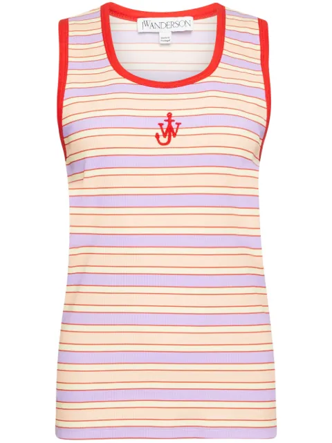 JW Anderson chaleco con motivo de rayas