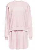 JW Anderson layered sweatshirt dress - Pink