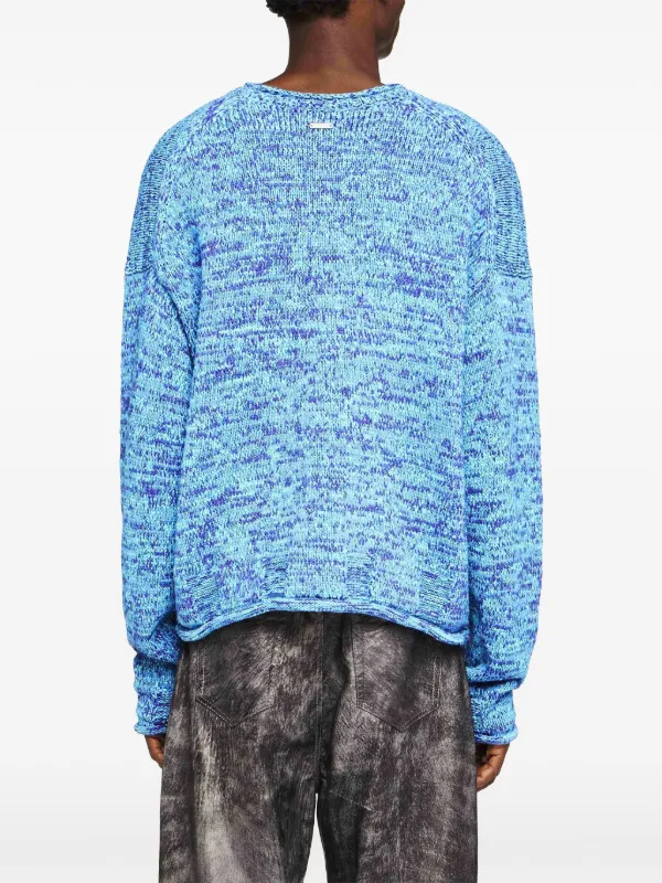JW Anderson Space Dye Jumper | Blue | FARFETCH