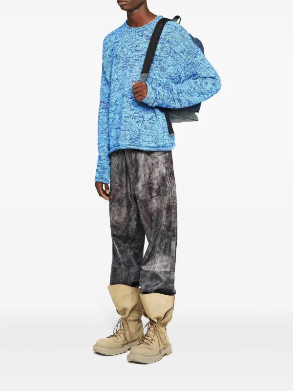 JW Anderson Space Dye Jumper | Blue | FARFETCH