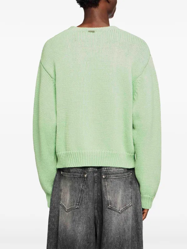 JW Anderson House-intarsia Sweater | Green | FARFETCH
