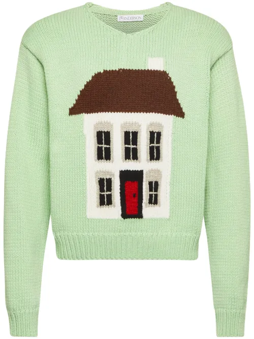 Pull à motif House en intarsia - JW Anderson - Modalova