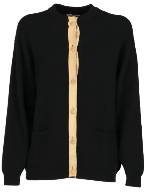 Saint Laurent Pre-Owned 1980s merino cardigan