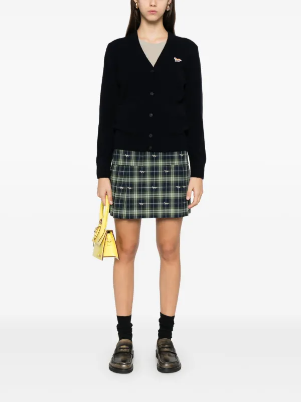 MAISON KITSUNÉ グレー ミニスカート Maison Kitsuné ポケットディテール ミニスカート | グリーン