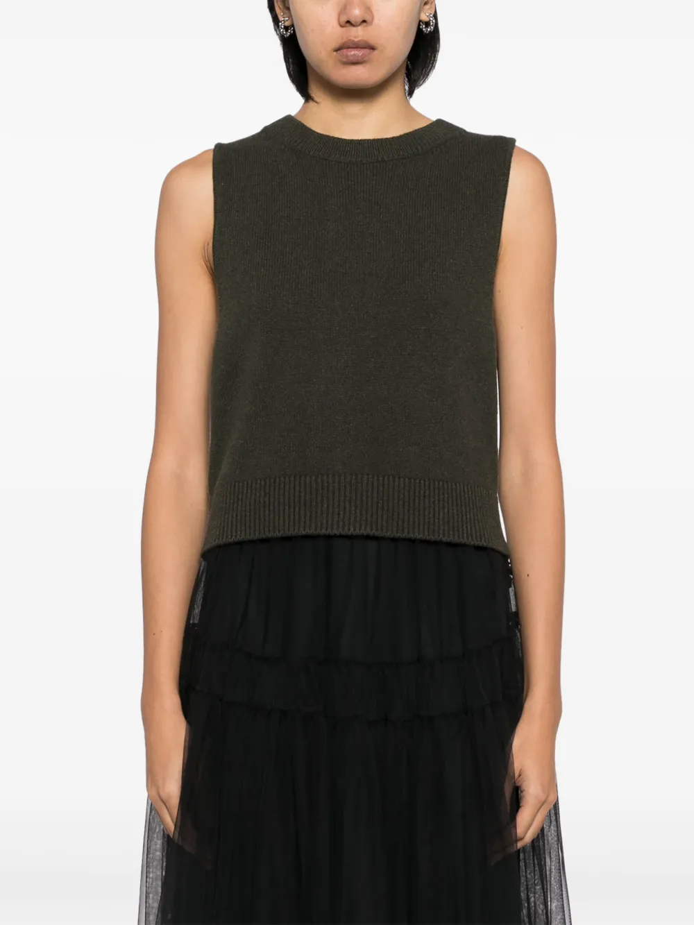 Cecilie Bahnsen Olivier gilet Groen
