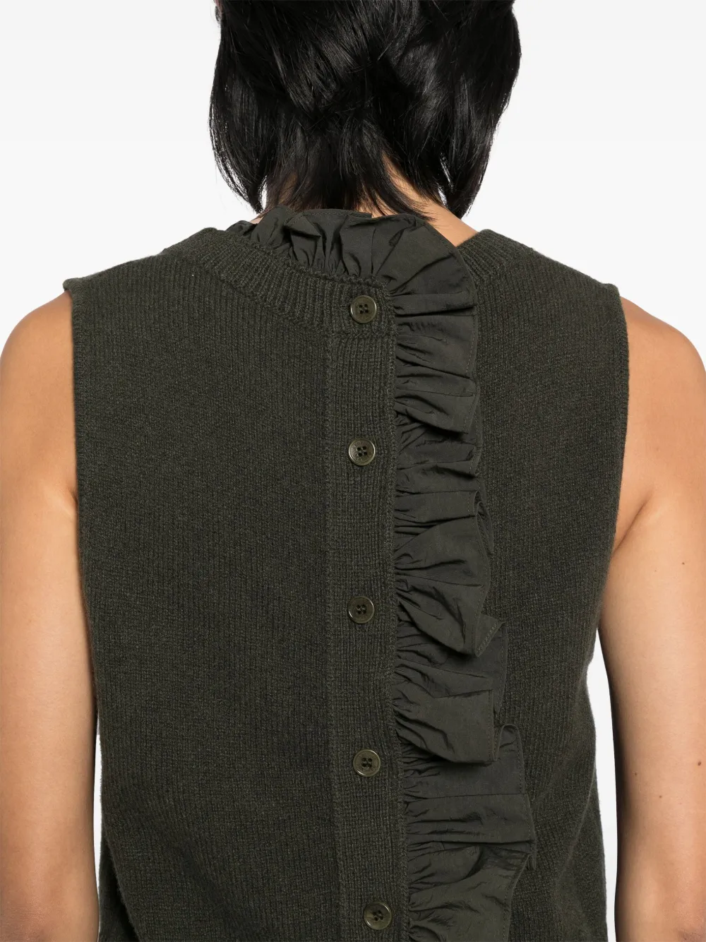 Cecilie Bahnsen Olivier gilet Groen