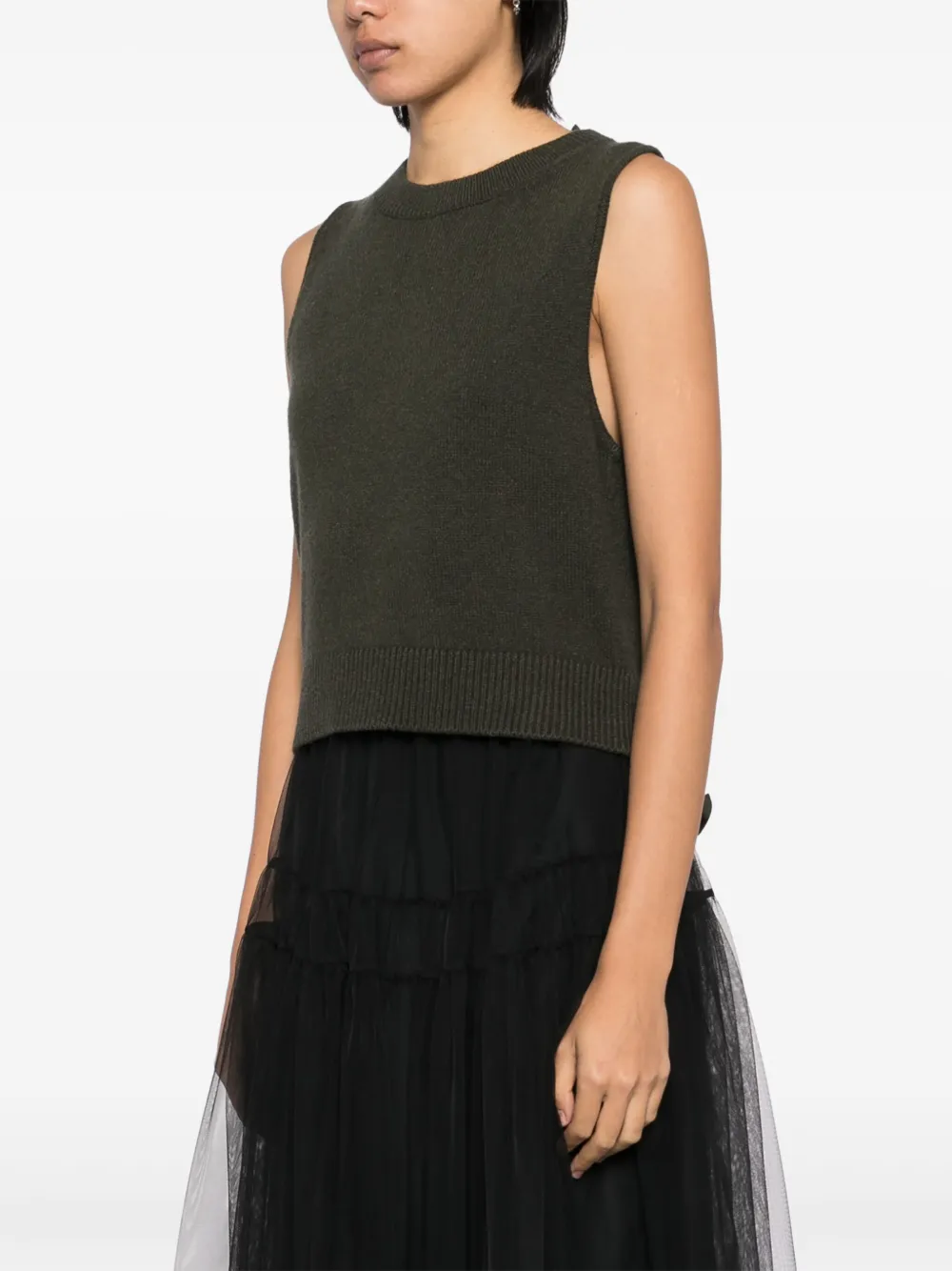 Cecilie Bahnsen Olivier gilet Groen
