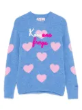 MC2 Saint Barth Kids Kiss ene Frega sweater - Blue