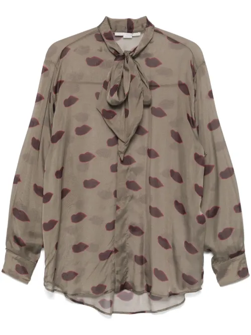 Chemise à imprimé abstrait - Stella McCartney - Modalova