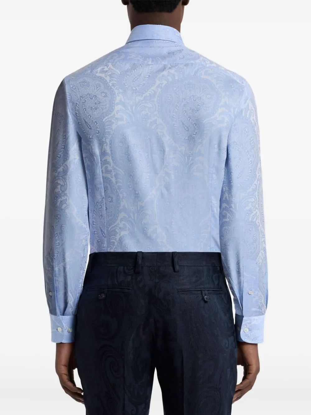 ETRO Roma katoenen overhemd Blauw