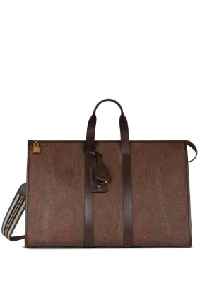 ETRO ペイズリー ボストンバッグ | ブラウン | FARFETCH JP