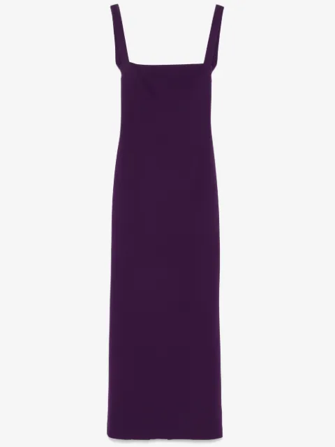 Blanca Vita crepe-texture maxi dress