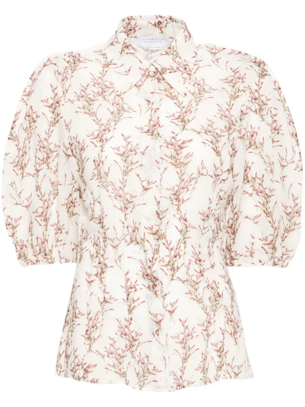 Gabriela Hearst Luhan Blouse in Neutrals