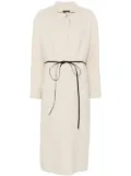 Fabiana Filippi belted coat - Neutrals