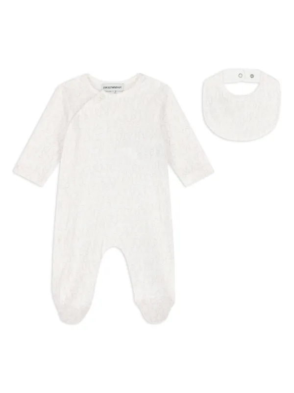 Emporio Armani Kids Set Neonato Con Stampa | Bianco | FARFETCH IT