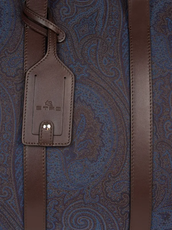 ETRO ペイズリー ボストンバッグ | ブラウン | FARFETCH JP