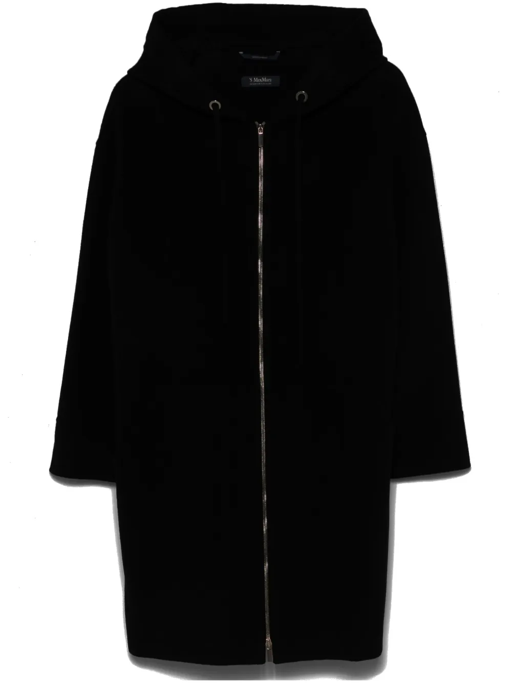 S Max Mara Velo Coat In Black
