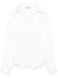 Blanca Vita seersucker-texture blouse - White