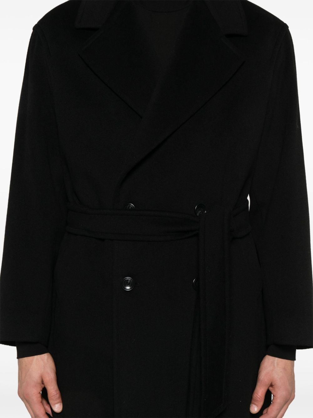 Shop Tagliatore Royce Coat In Black