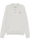 Maison Kitsuné Fox-motif polo shirt - Grey