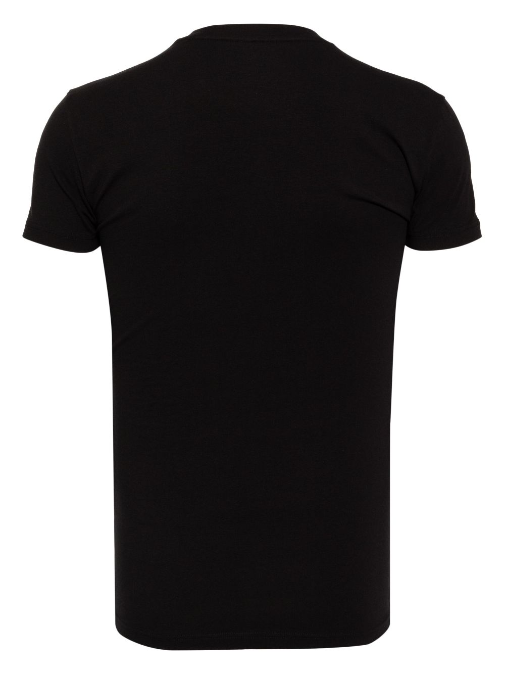 Emporio Armani logo-patch T-shirt - Black