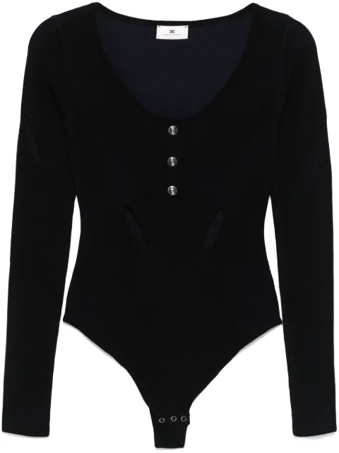 Elisabetta Franchi fine-ribbed bodysuit