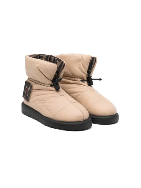 Fendi Kids padded boots