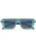 Gucci Eyewear transparent square sunglasses - Blue