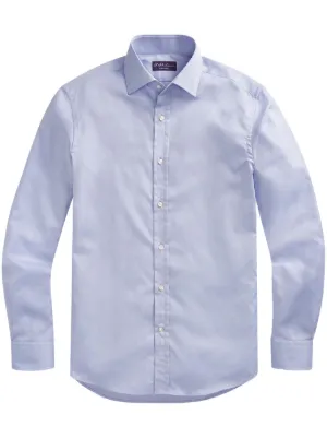 Ralph Lauren Purple Label リネンシャツ　イタリア製 Ralph Lauren Purple Label リネンシャツ | ブルー | FARFETCH JP