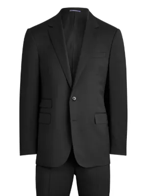 Giorgio Armani Virgin Wool Suit | Black | FARFETCH