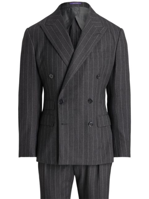 Ralph Lauren Purple Label pinstripe double-breasted suit